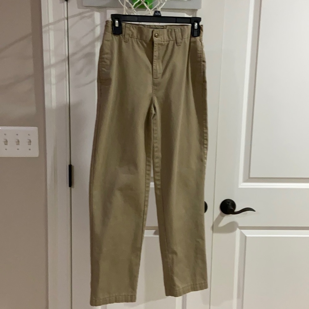 Boys Lands End khaki pants size 16S